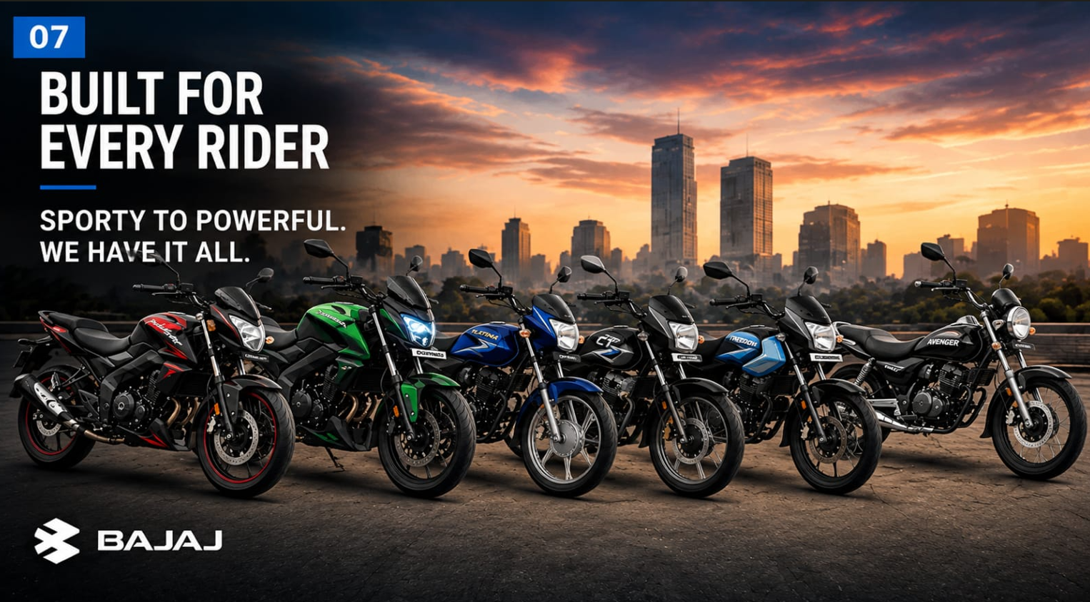Raj Bajaj authorised dealer showroom exterior - sales service spares since 2015